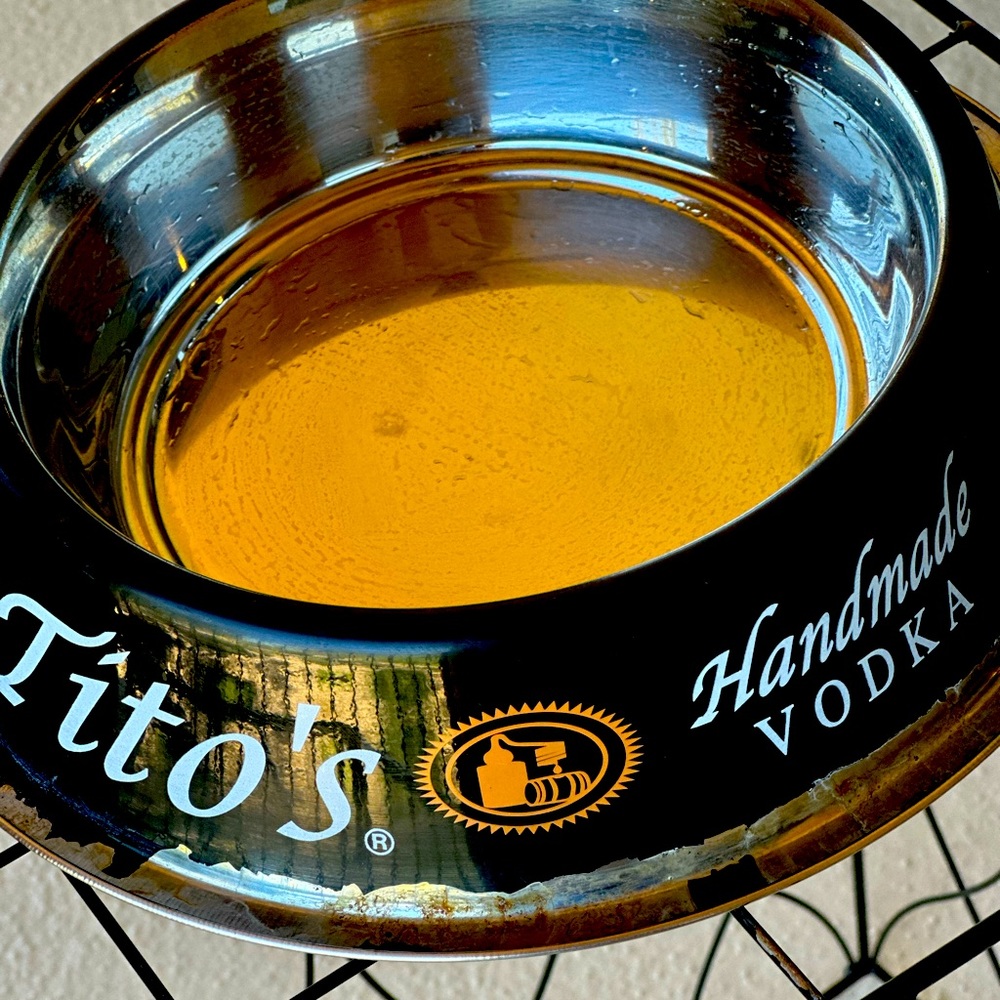Tito’s Vodka For Dog People Bowl